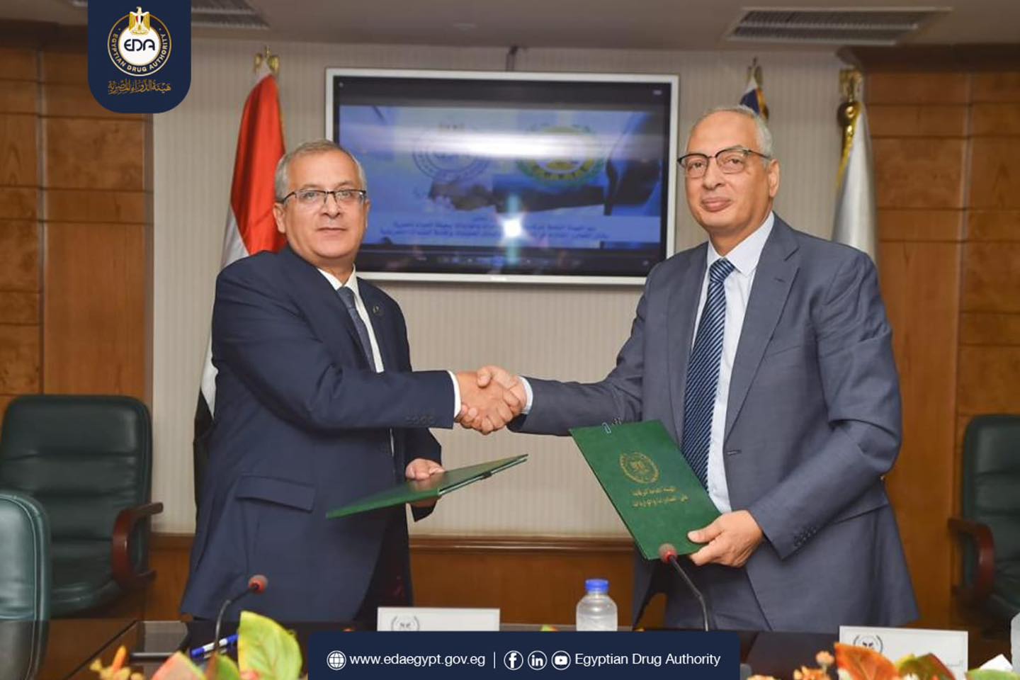 تعاون بين الدواء المصرية والعامة للرقابة على الصادرات والواردات