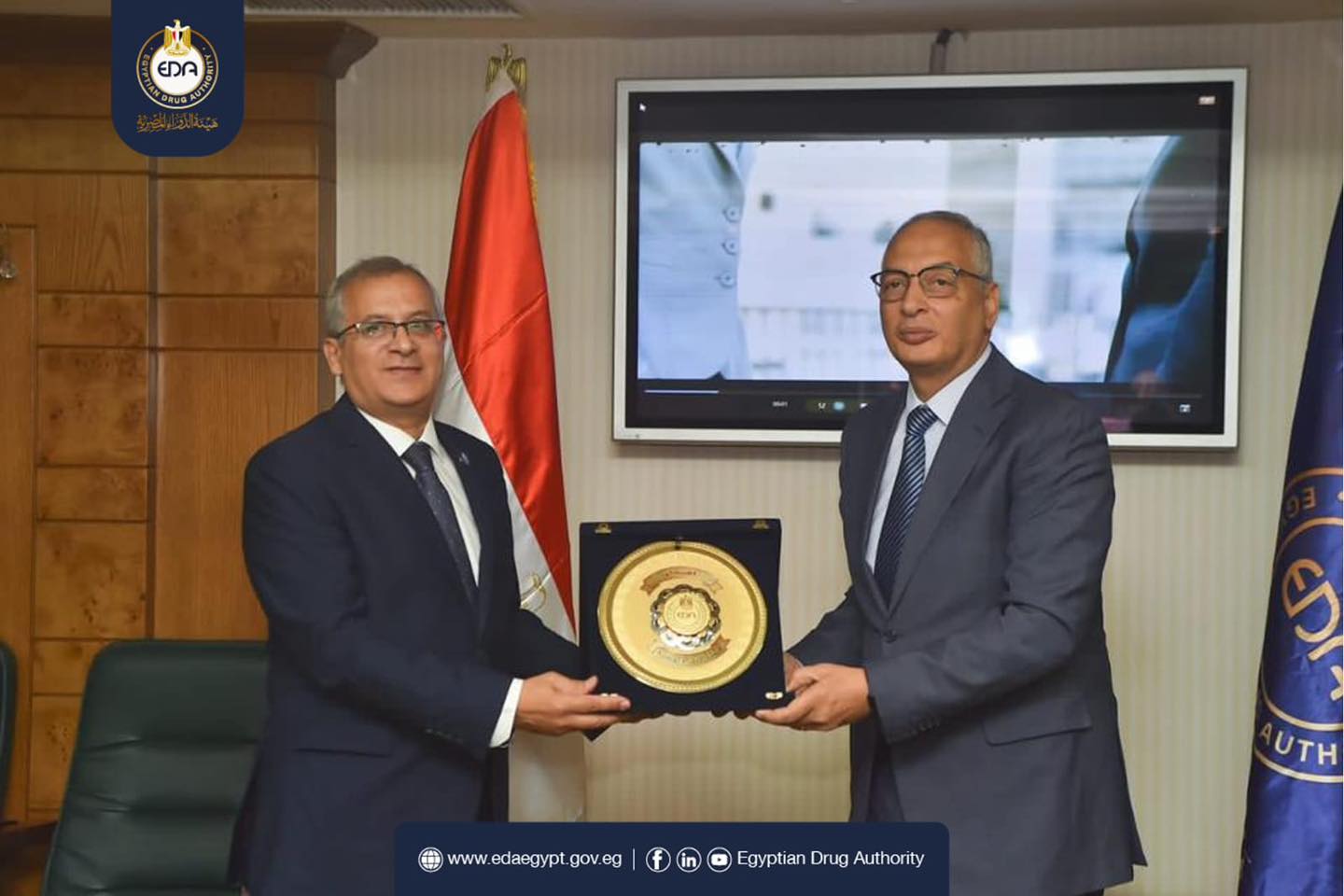 تعاون بين الدواء المصرية والعامة للرقابة على الصادرات والواردات