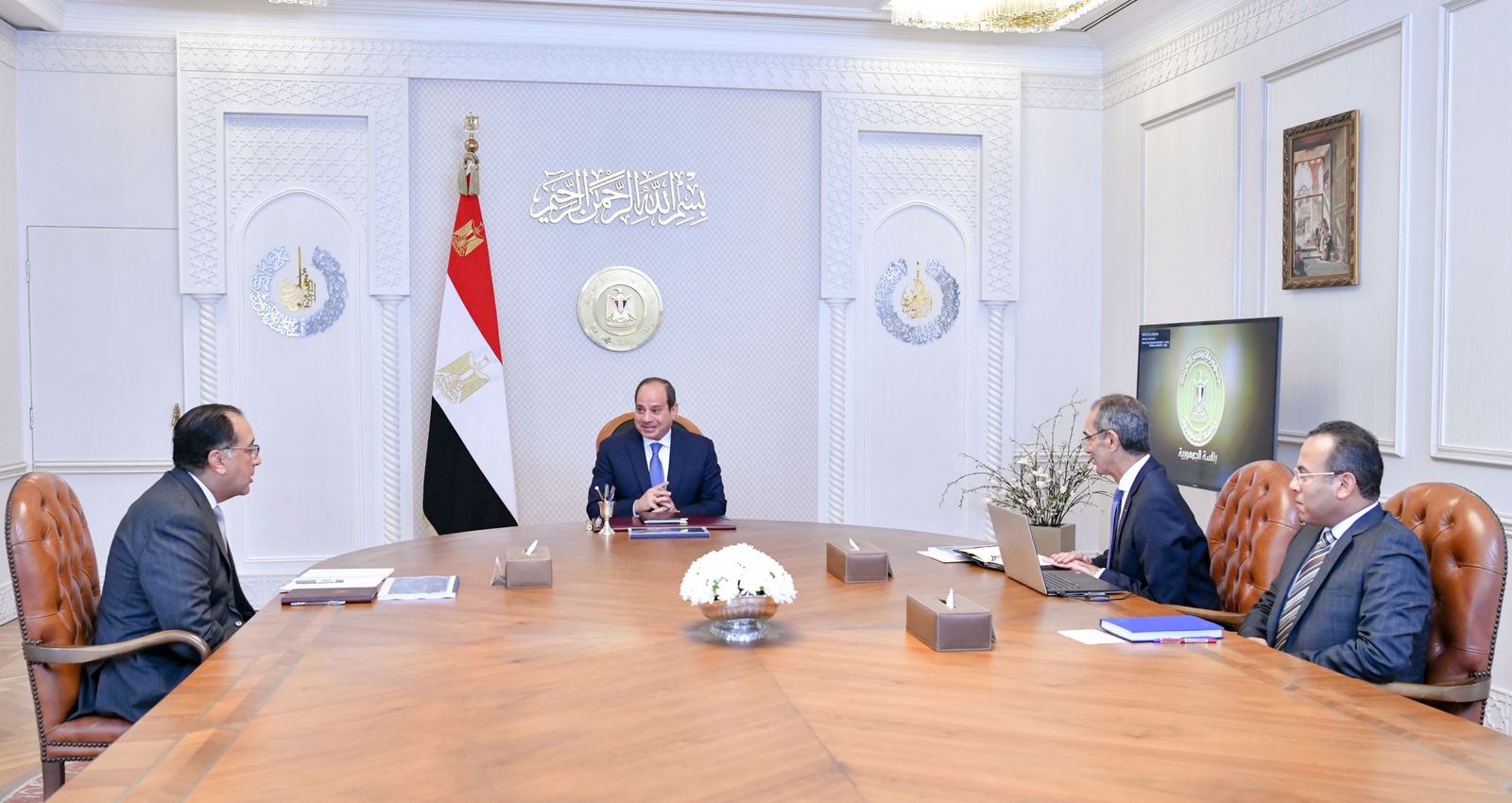 اجتماع السيسي لبحث مشروع الشبكة الحكومية الموحدة