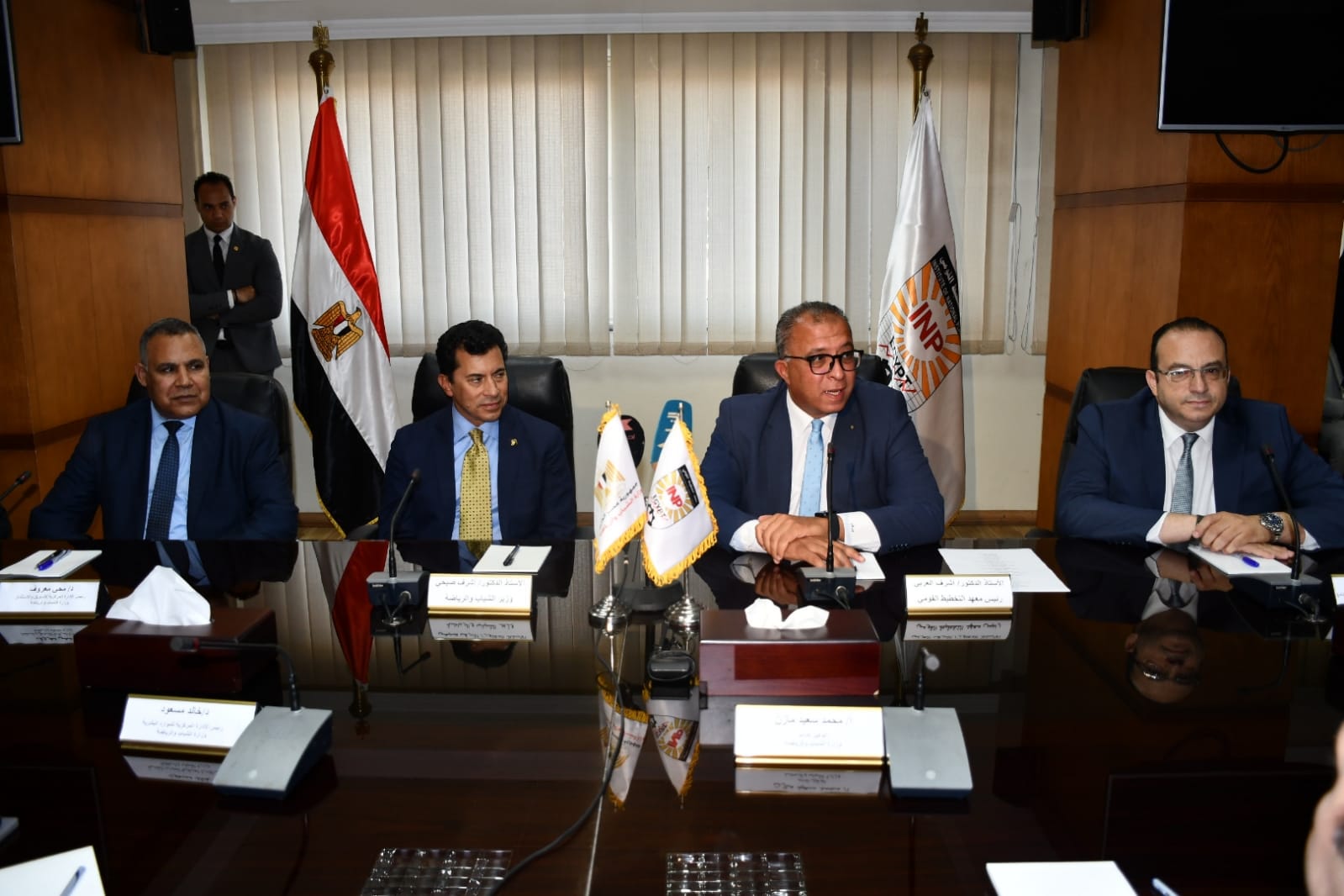 معهد التخطيط القومي يوقع اتفاقية تعاون مشترك مع وزارة الشباب والرياضة