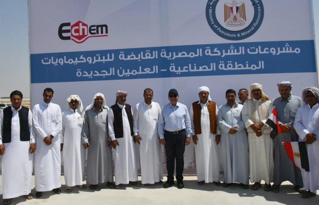 وزير البترول يتفقد مشروعات البتروكيماويات الجديدة