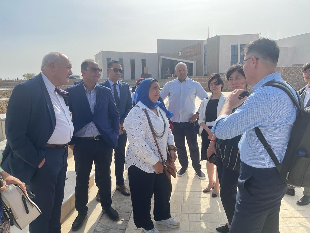 أحمد كجوك نائب وزير المالية والوفد المرافق له زيارته الميدانية إلى شرم الشيخ