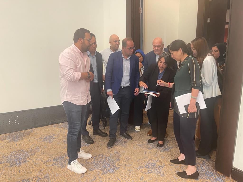 أحمد كجوك نائب وزير المالية والوفد المرافق له زيارته الميدانية إلى شرم الشيخ