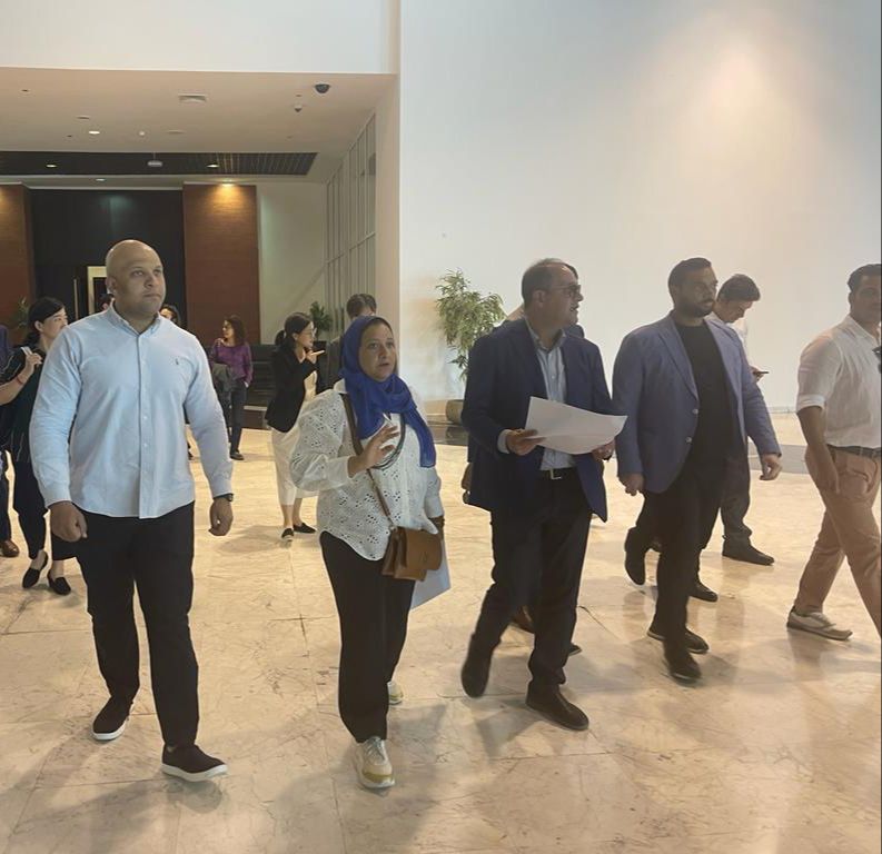 أحمد كجوك نائب وزير المالية والوفد المرافق له زيارته الميدانية إلى شرم الشيخ
