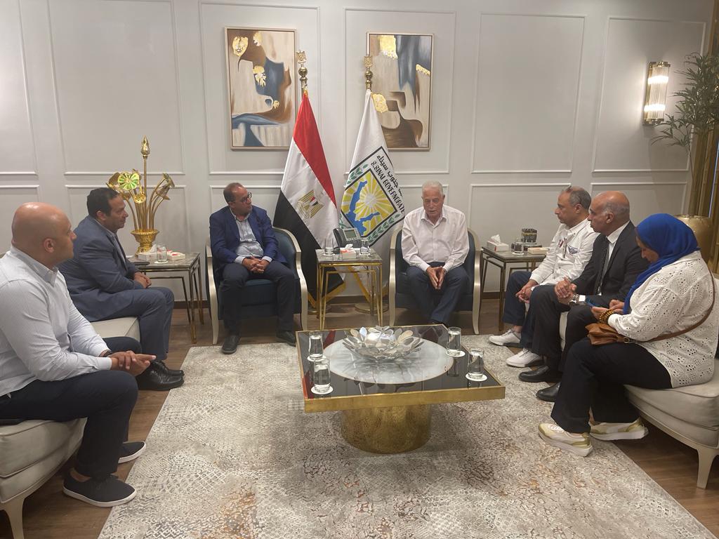 أحمد كجوك نائب وزير المالية والوفد المرافق له زيارته الميدانية إلى شرم الشيخ