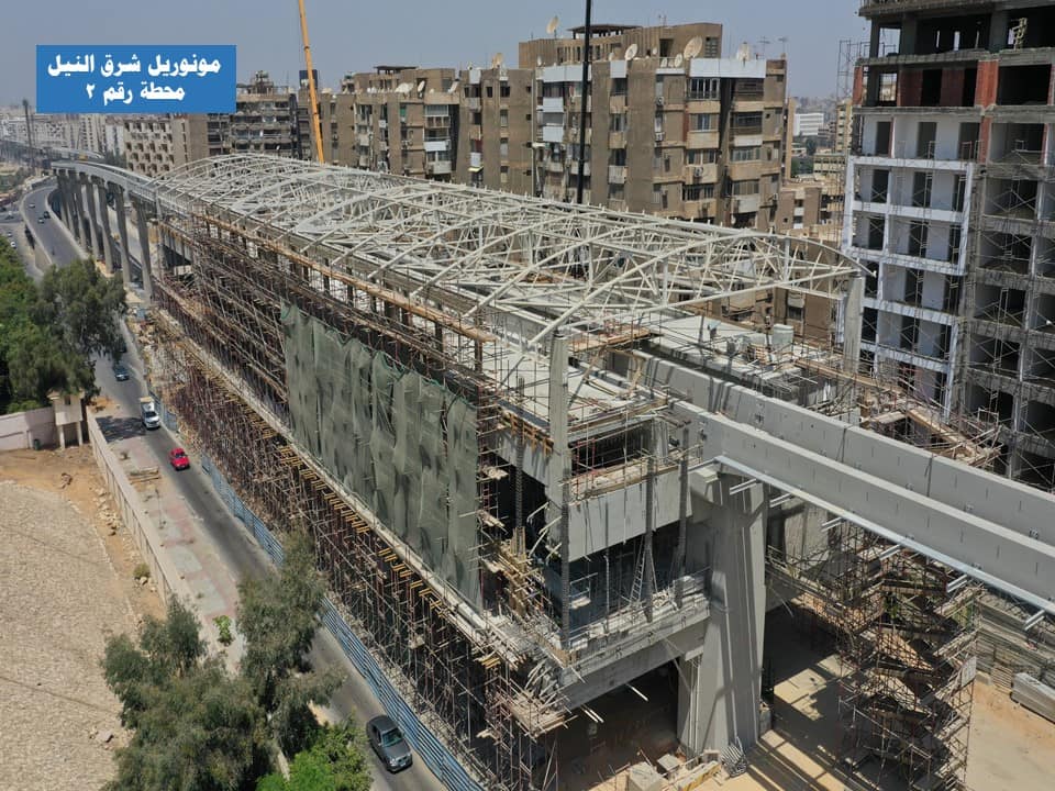 جولة تفقدية لمتابعة معدلات تنفيذ مشروع مونوريل شرق النيل