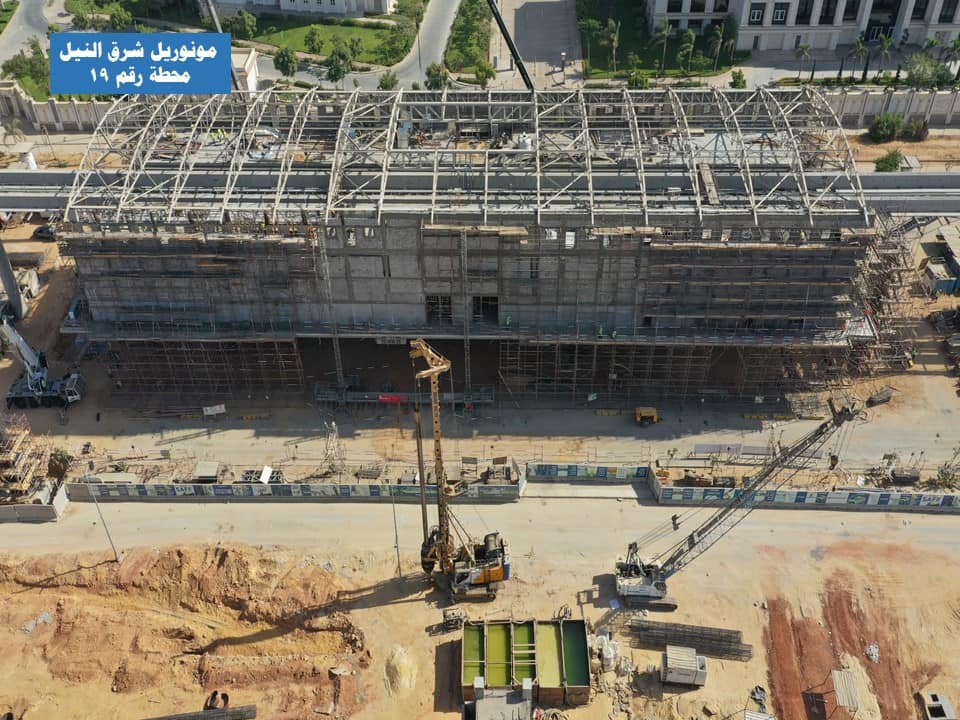 جولة تفقدية لمتابعة معدلات تنفيذ مشروع مونوريل شرق النيل