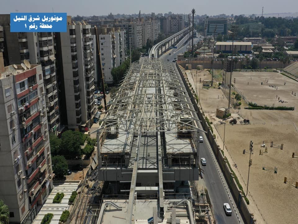 جولة تفقدية لمتابعة معدلات تنفيذ مشروع مونوريل شرق النيل