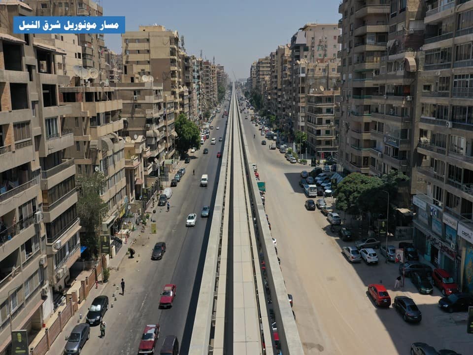 جولة تفقدية لمتابعة معدلات تنفيذ مشروع مونوريل شرق النيل
