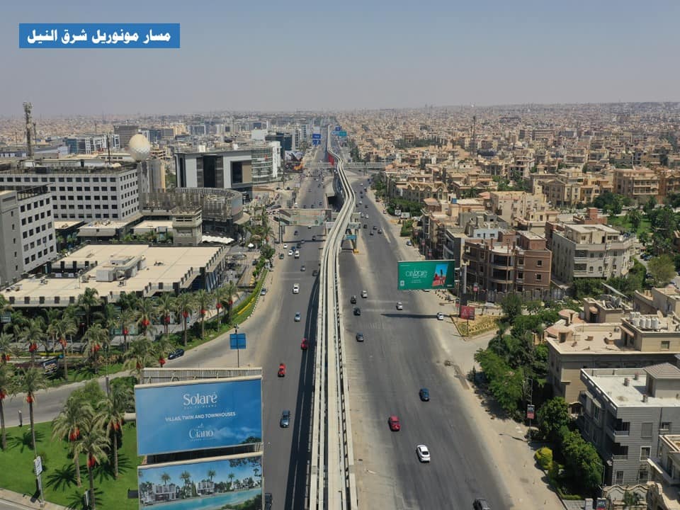 جولة تفقدية لمتابعة معدلات تنفيذ مشروع مونوريل شرق النيل