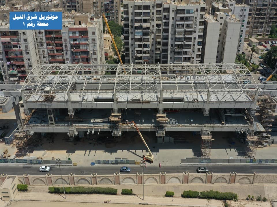جولة تفقدية لمتابعة معدلات تنفيذ مشروع مونوريل شرق النيل