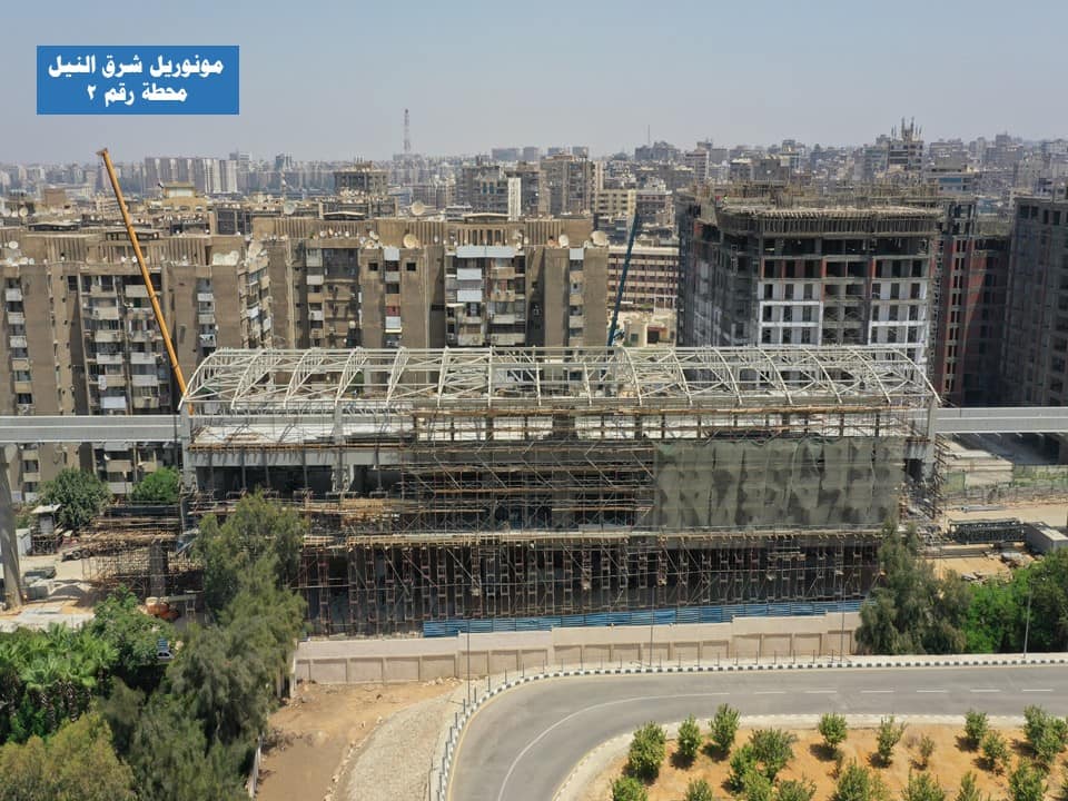 جولة تفقدية لمتابعة معدلات تنفيذ مشروع مونوريل شرق النيل