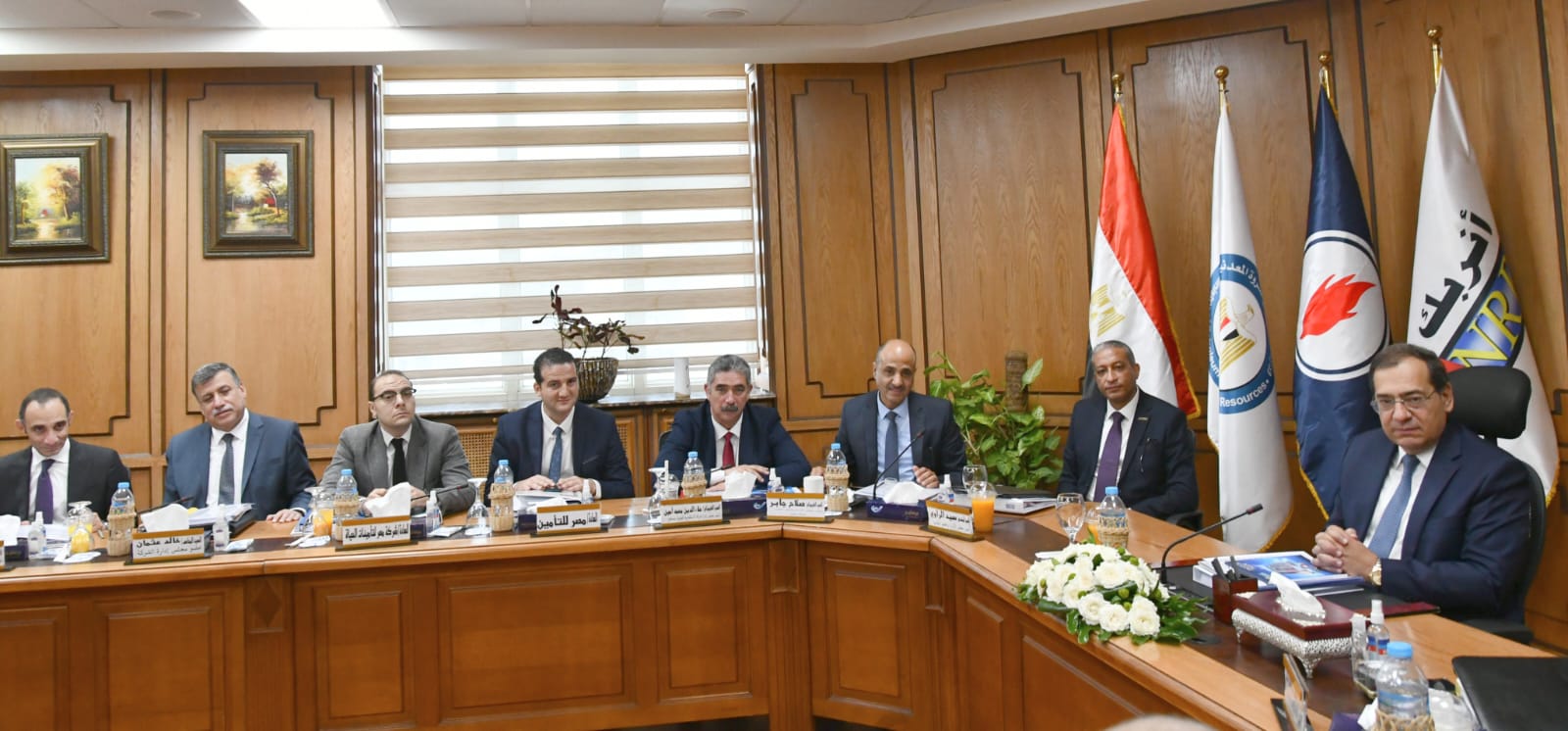 وزير البترول يتفقد شركة الأسكندرية الوطنية للتكرير