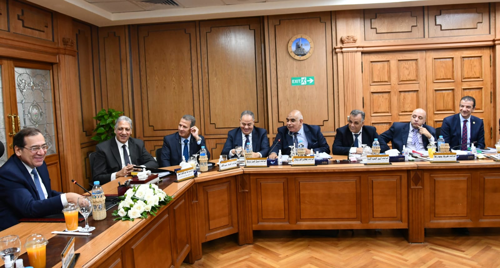 وزير البترول يتفقد شركة الأسكندرية الوطنية للتكرير
