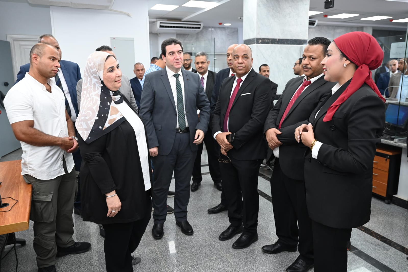 وزيرة التضامن الاجتماعي تفتتح أحدث فروع بنك ناصر الاجتماعي في مدينة أسوان