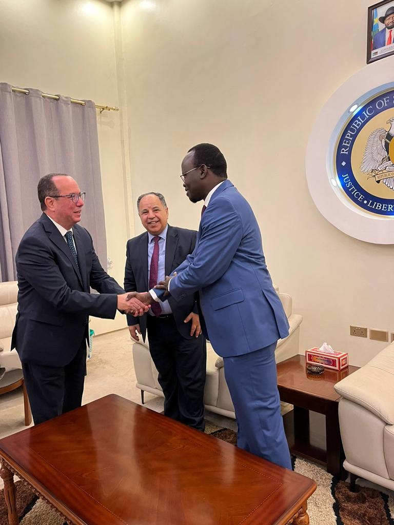 وزير المالية المصري فى المؤتمر الاقتصادي الوطني الأول لدولة جنوب السودان
