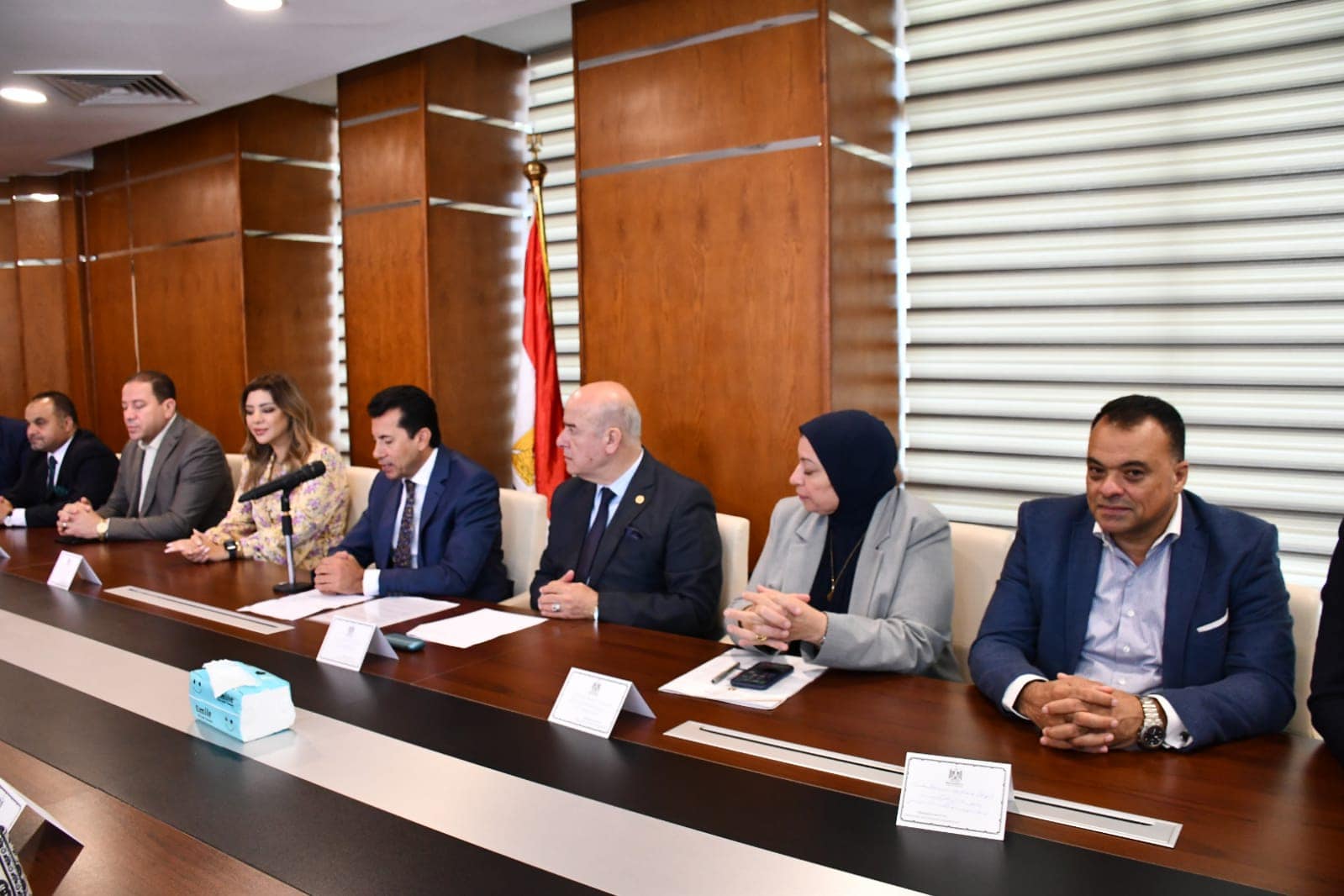 وزير الشباب يشهد توقيع بروتوكول تعاون مع التحالف الوطني