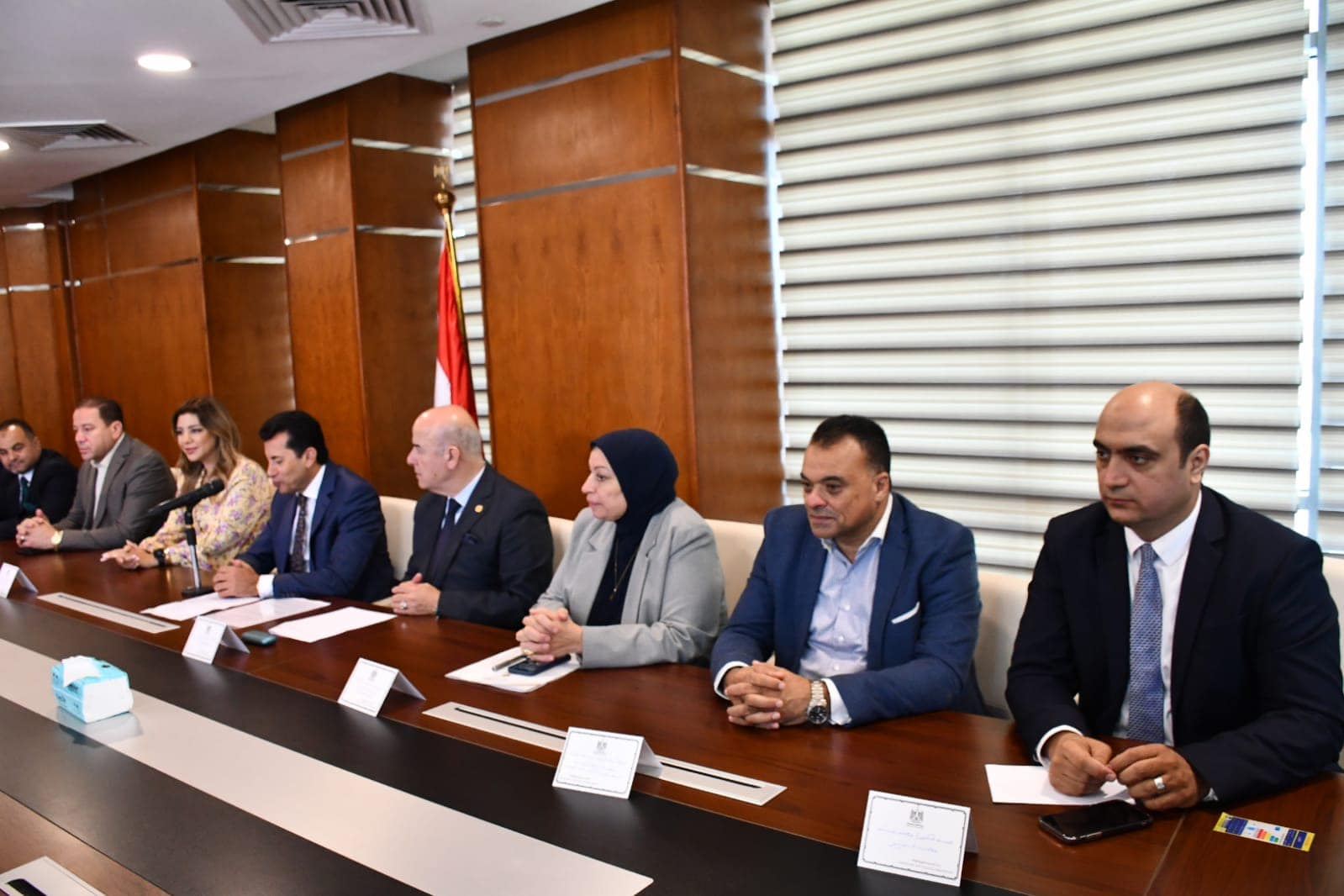 وزير الشباب يشهد توقيع بروتوكول تعاون مع التحالف الوطني