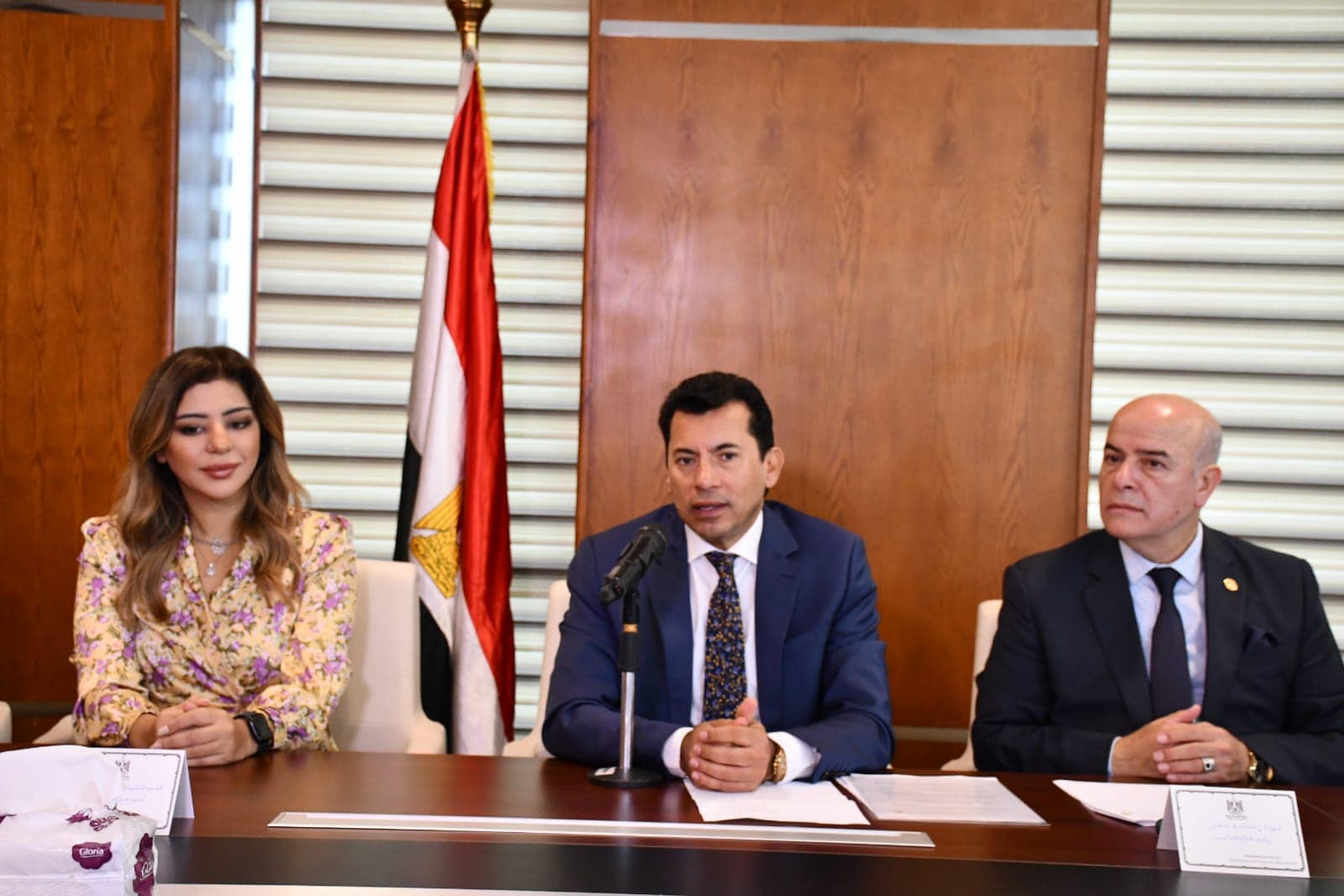وزير الشباب يشهد توقيع بروتوكول تعاون مع التحالف الوطني