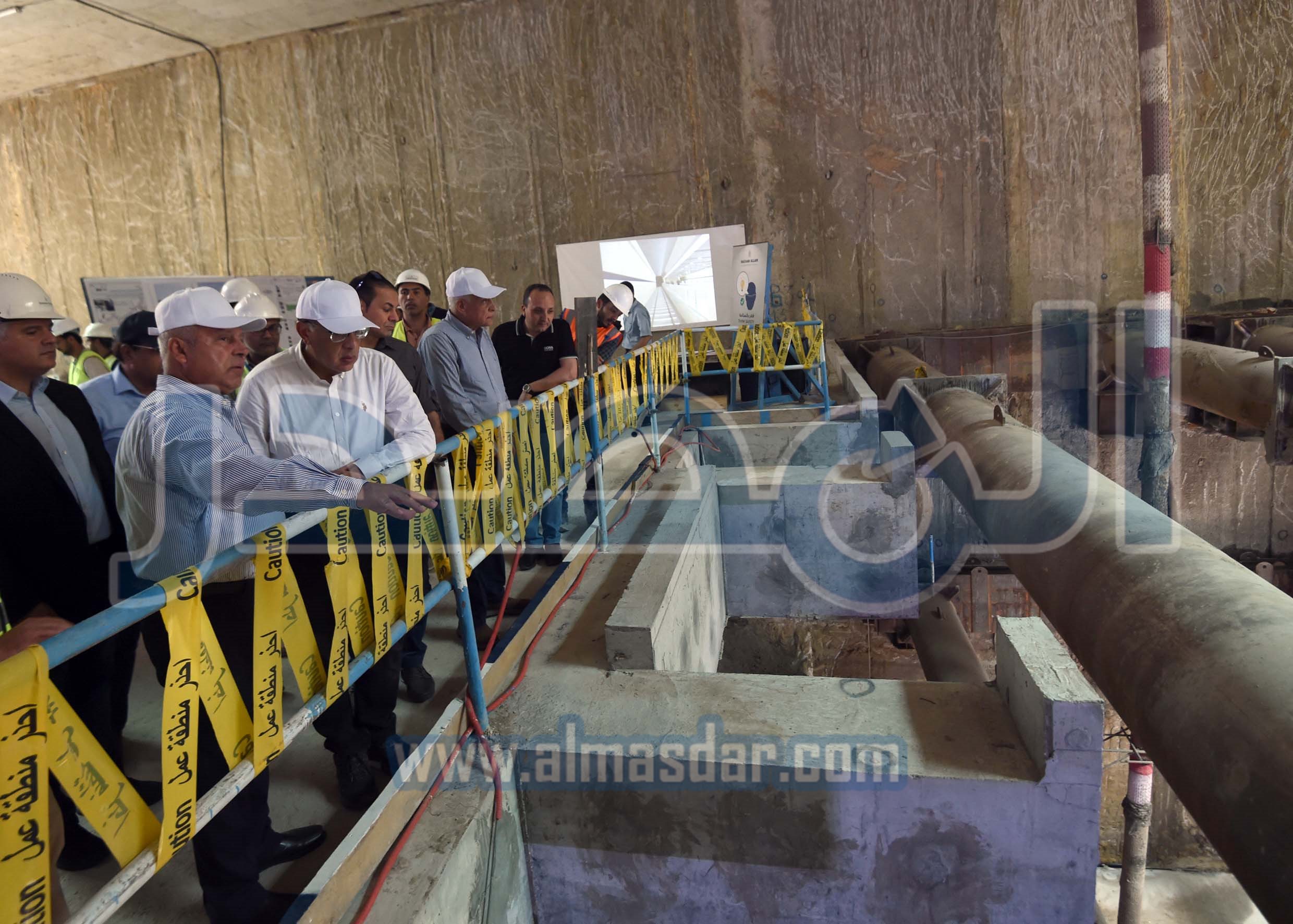 رئيس الوزراء يتفقد الخط الرابع لمترو الأنفاق