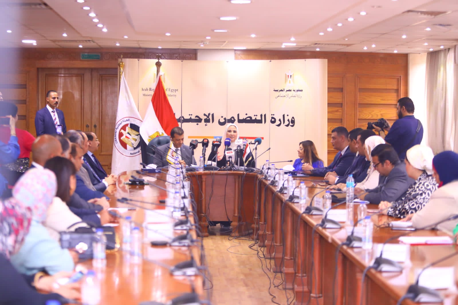 بروتوكول تعاون بين التضامن الاجتماعي والهيئة الوطنية للانتخابات والمجلس القومي للأشخاص ذوي الإعاقة
