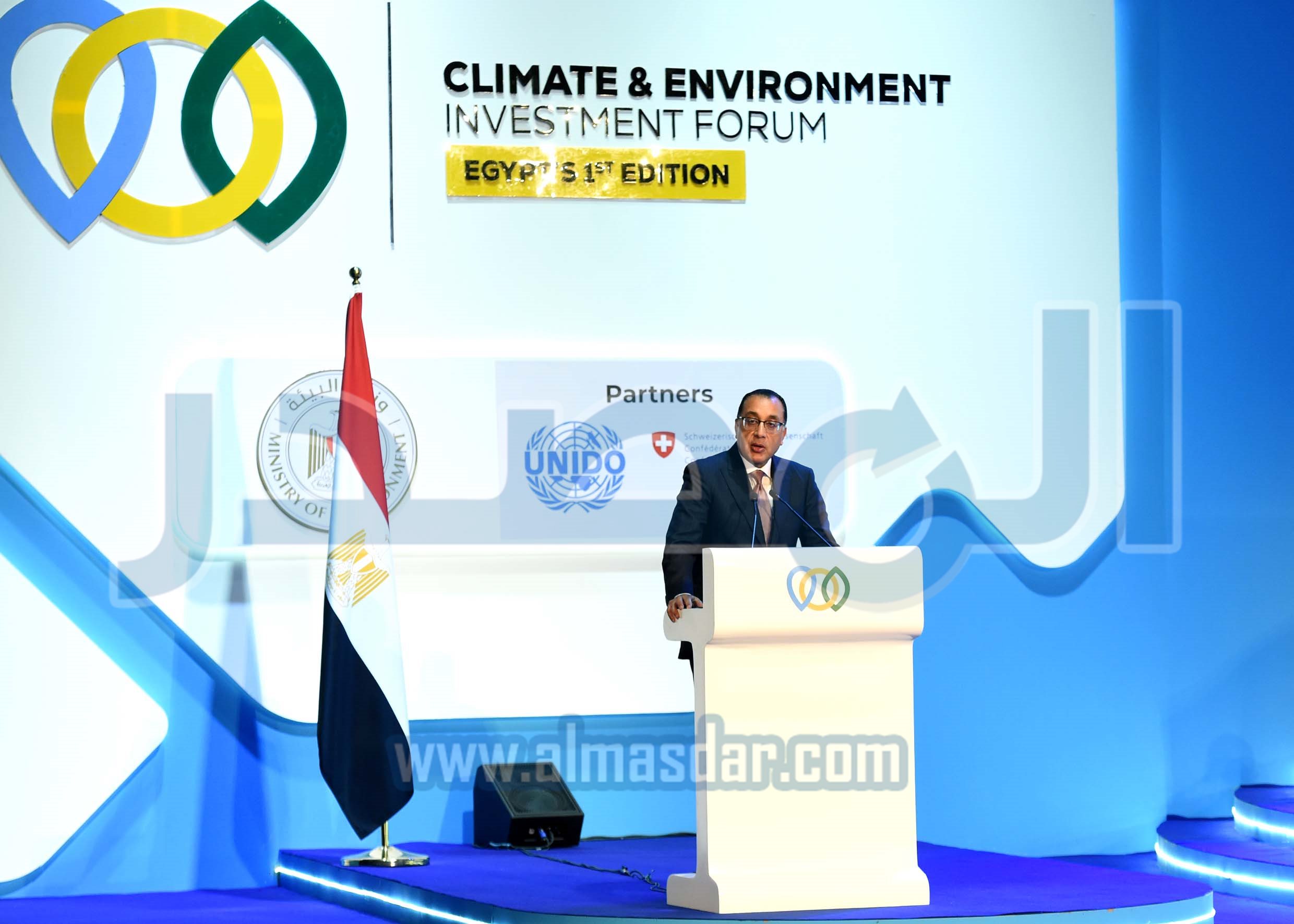 كلمة رئيس الوزراء خلال منتدي الاستثمار البيئي