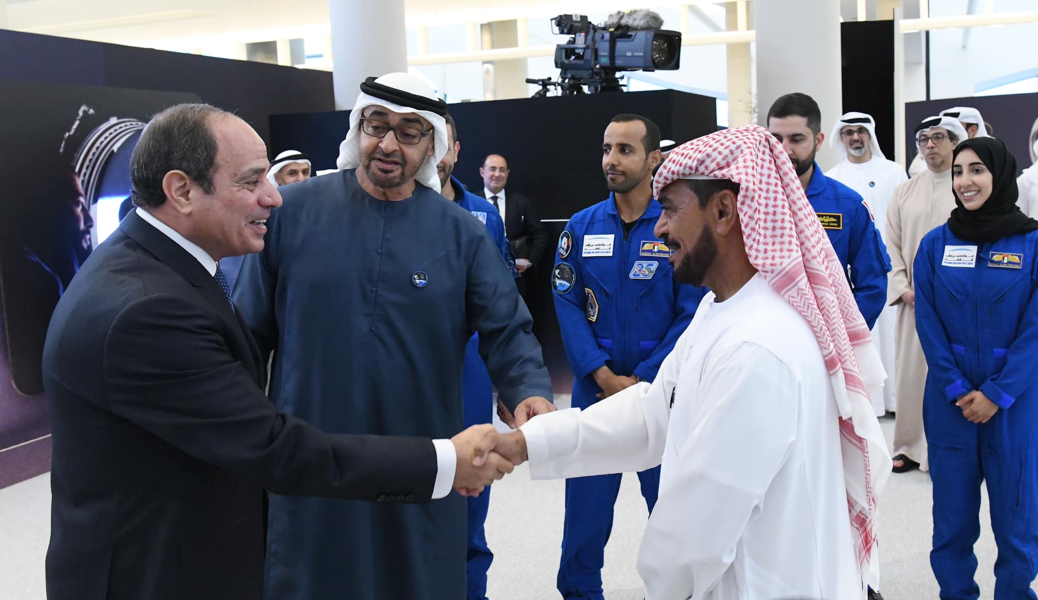 السيسي مع رئيس دولة الإمارات