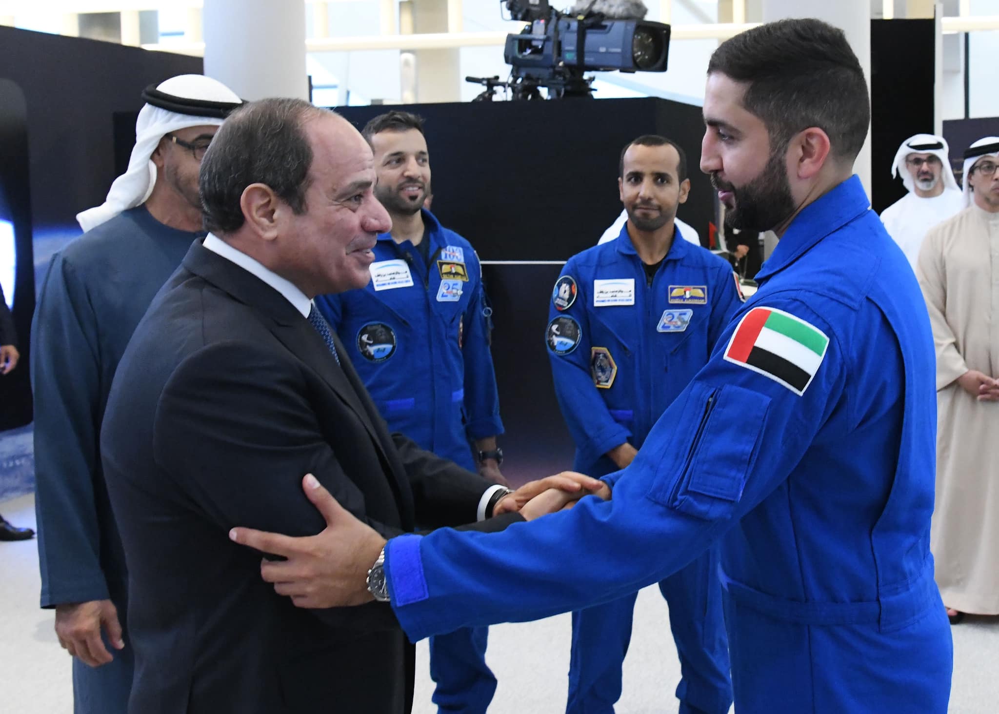 السيسي مع رئيس دولة الإمارات