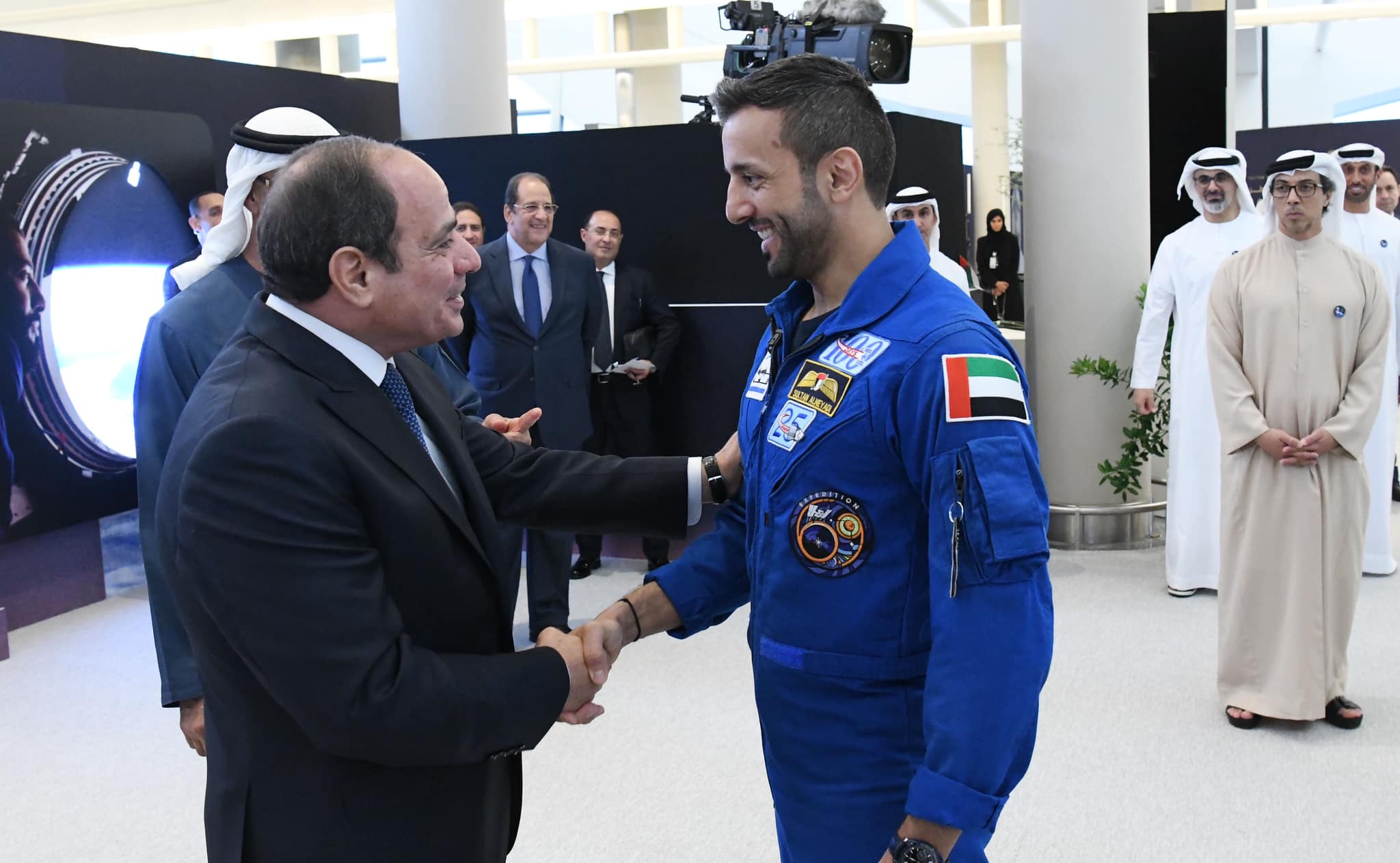 السيسي مع رئيس دولة الإمارات