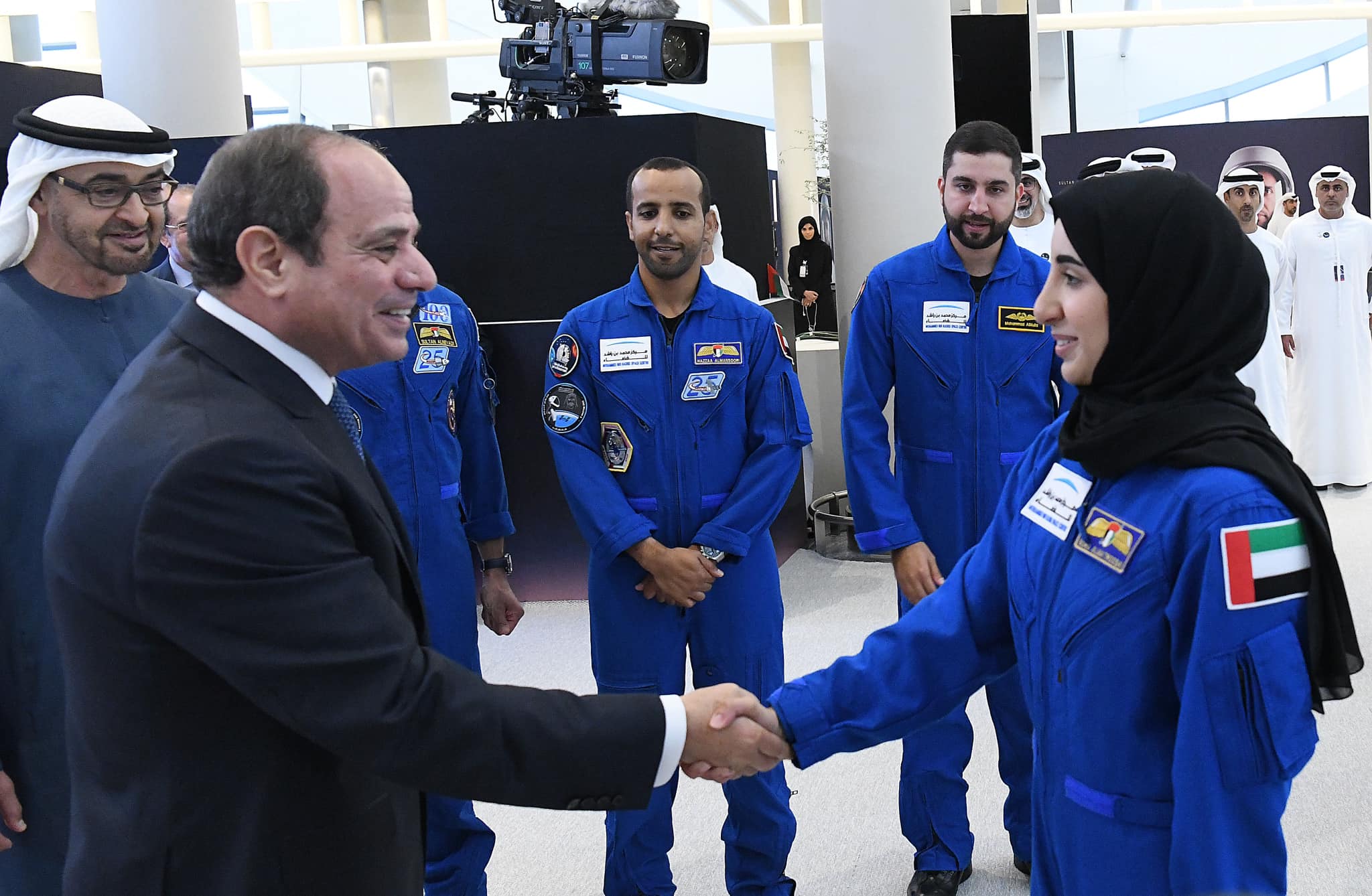 السيسي مع رئيس دولة الإمارات