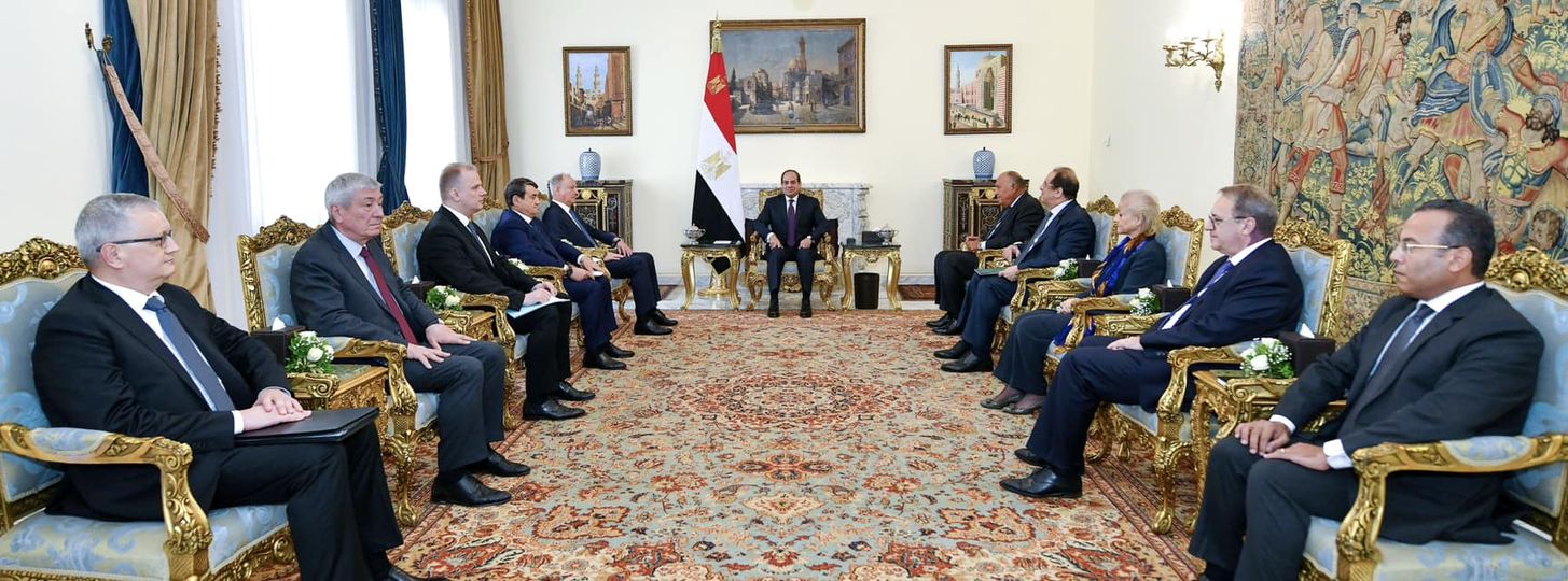 السيسي يثمن مسيرة التعاون الثنائي بين مصر وروسيا