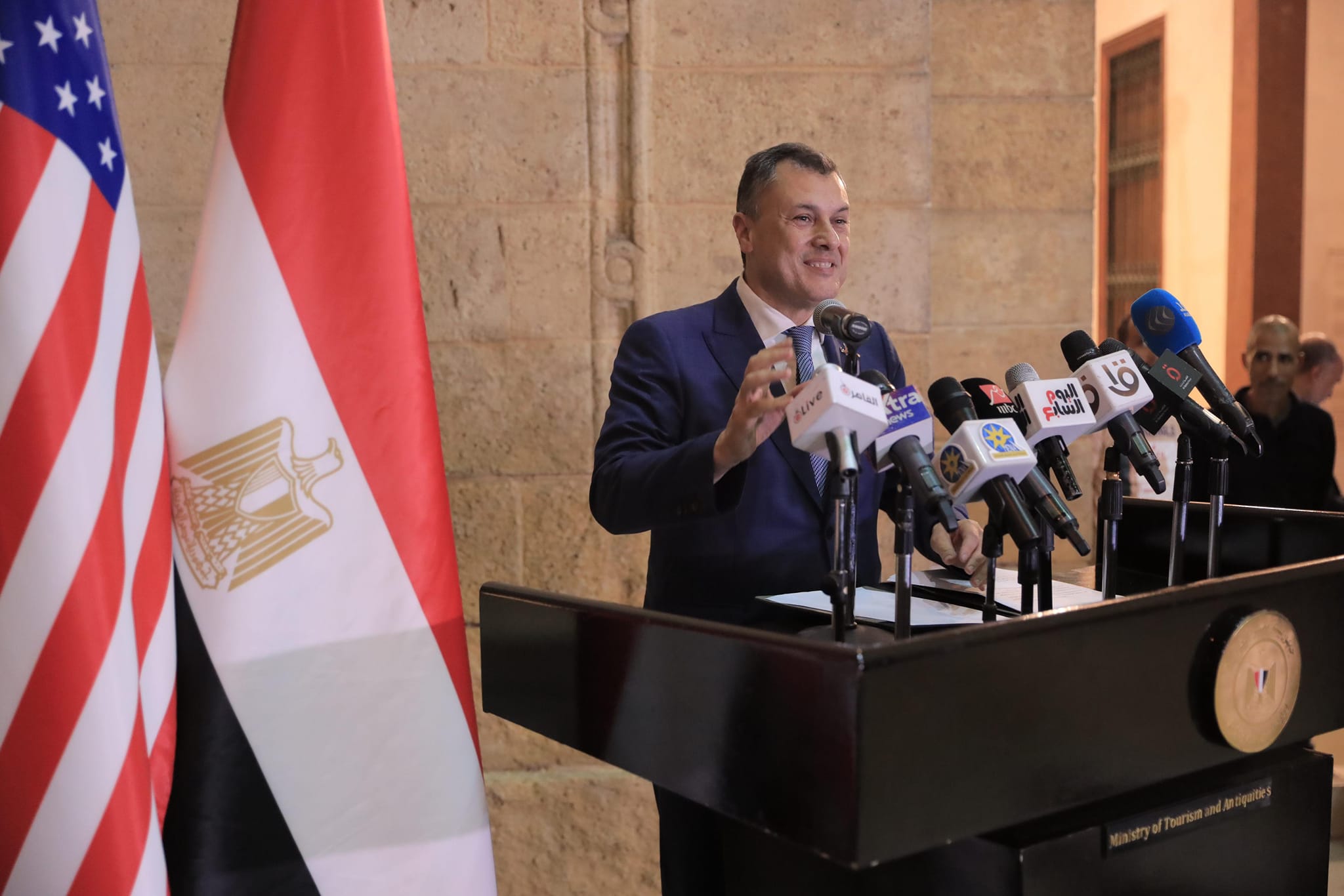 افتتاح مركز زوار القبة الضريحية للإمام الشافعي