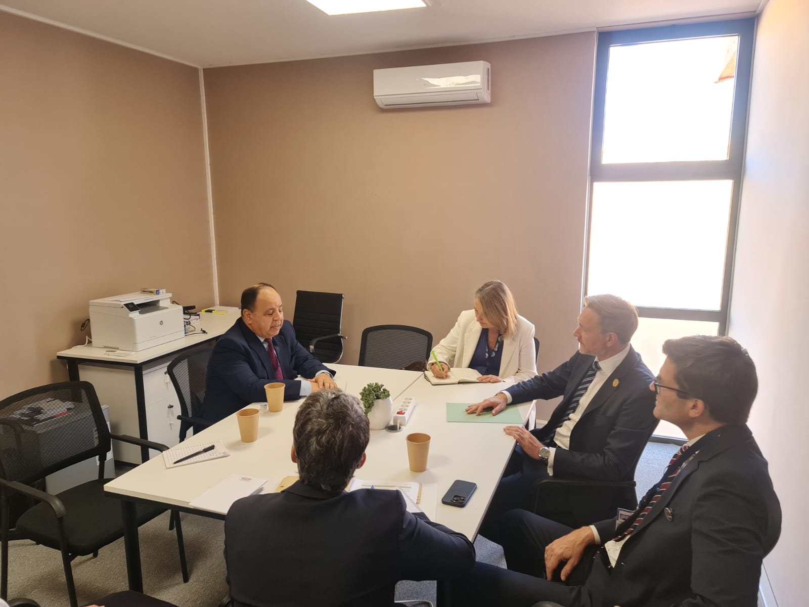وزير المالية ونظيره الألمانى فى �اجتماعات مراكش�