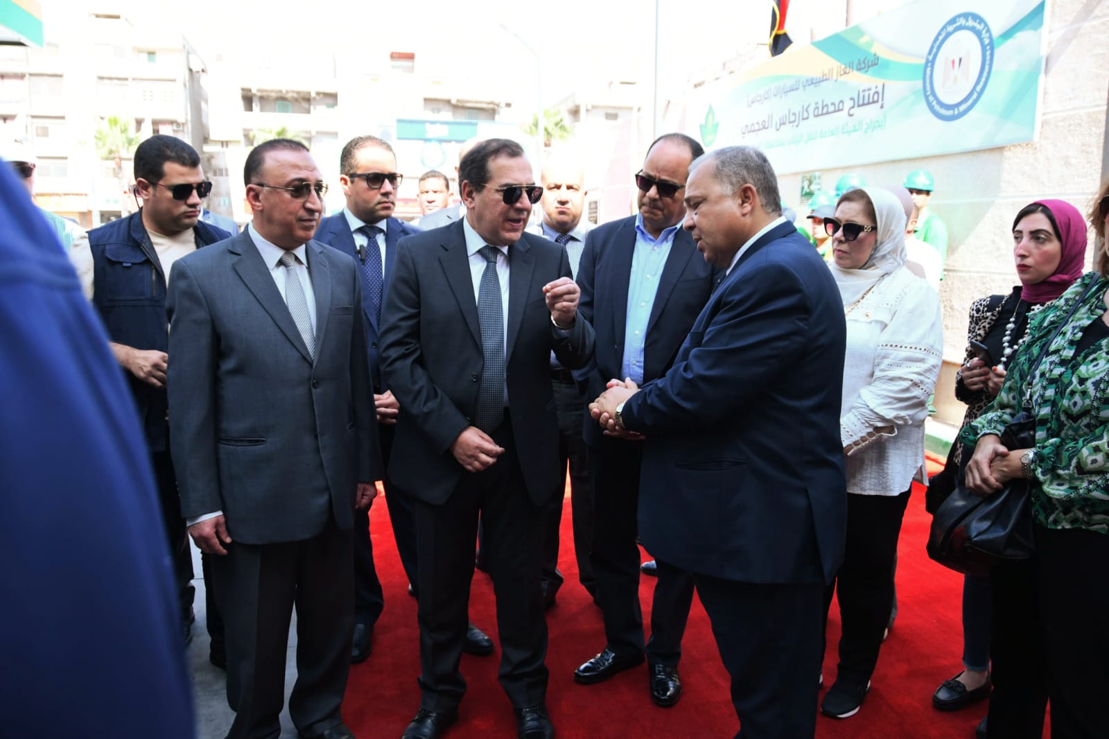 وزير البترول يشهد إفتتاح محطة �كارجاس العجمي�