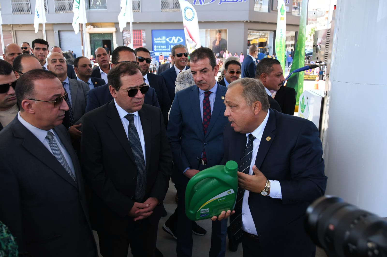 وزير البترول يشهد إفتتاح محطة �كارجاس العجمي�
