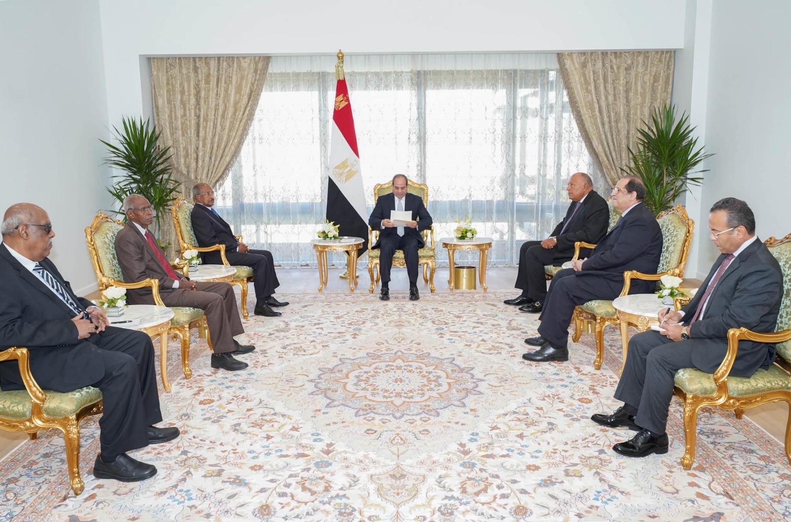 الرئيس السيسي يستقبل عثمان صالح وزير الخارجية الإريتري