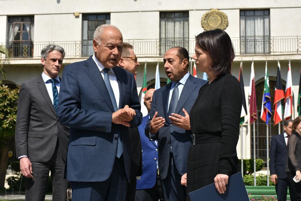أبو الغيط يستقبل وزيرة خارجية ألمانيا