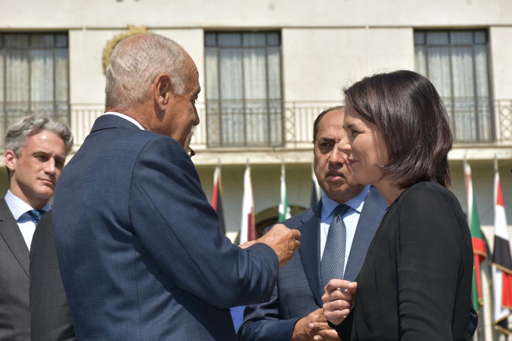 أبو الغيط يستقبل وزيرة خارجية ألمانيا