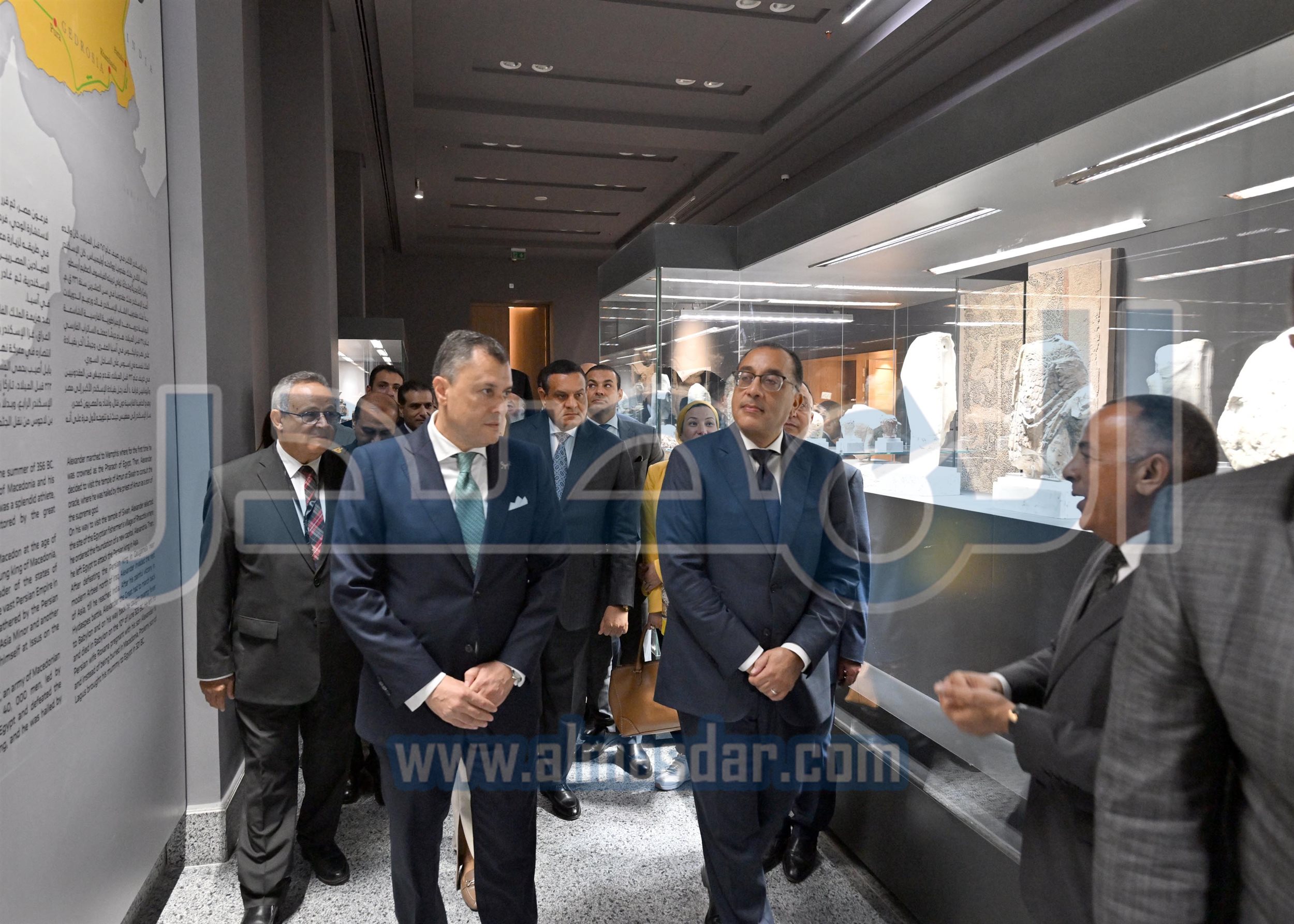 رئيس الوزراء يفتتح المتحف اليوناني الروماني بالإسكندرية