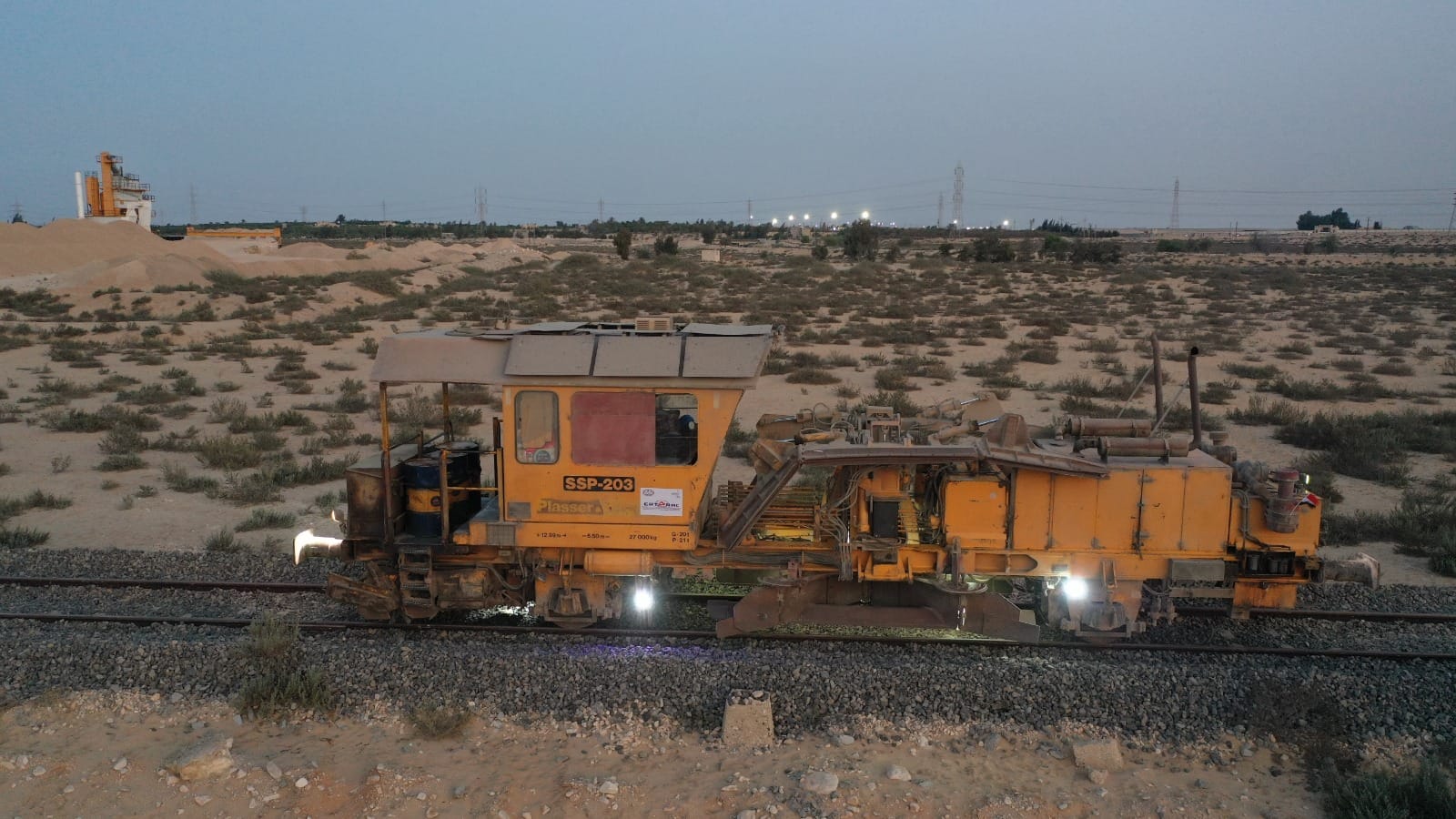 مشروع إعادة تأهيل وتطوير خط السكة الحديد الفردان / بئر العبد