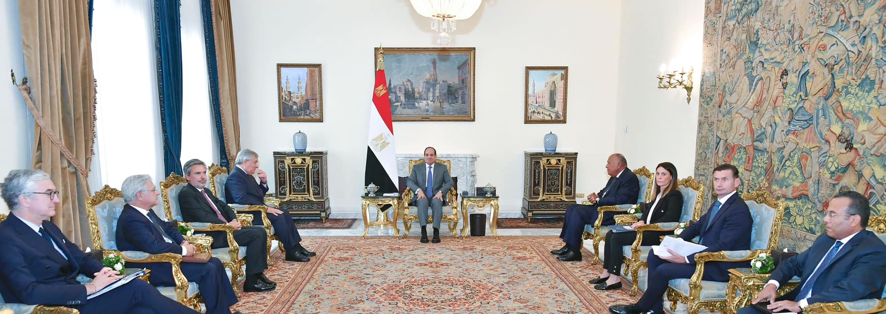 بحث سبل تعزيز العلاقات التاريخية بين مصر وإيطاليا