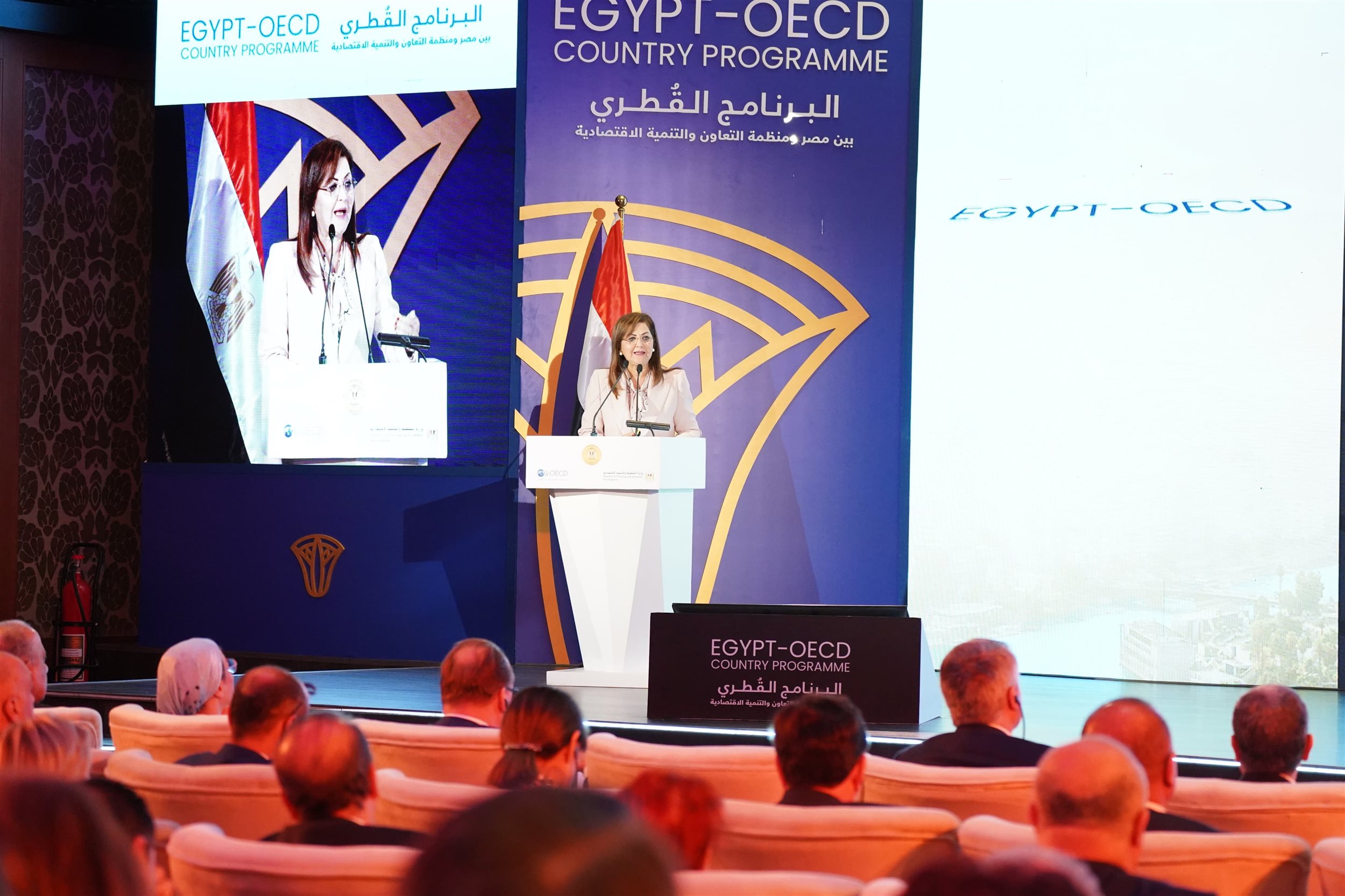وزيرة التخطيط تطلق البرنامج القطري لمصر بالتعاون مع منظمة التعاون والتنمية الاقتصادية