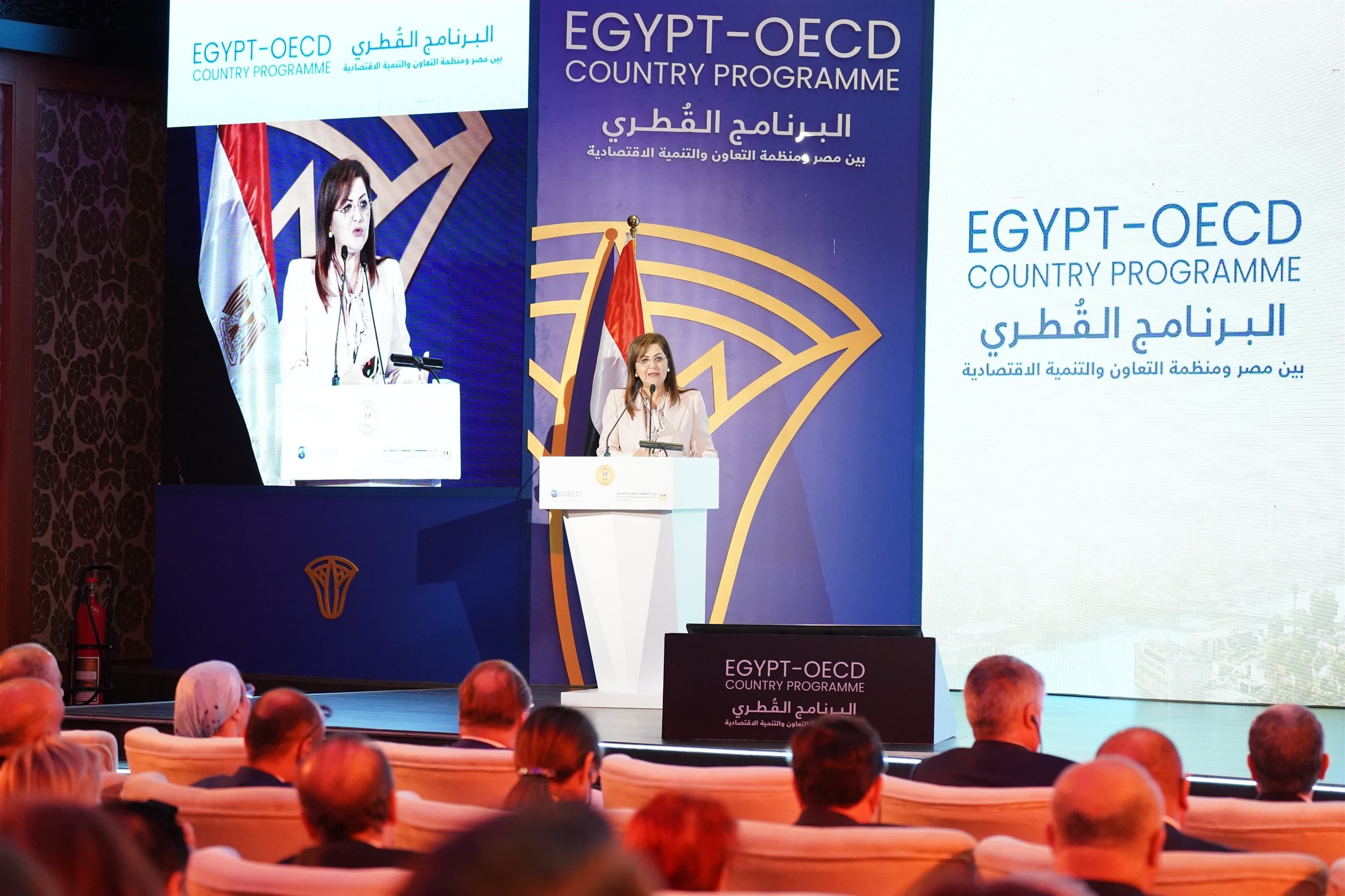 وزيرة التخطيط تطلق البرنامج القطري لمصر بالتعاون مع منظمة التعاون والتنمية الاقتصادية