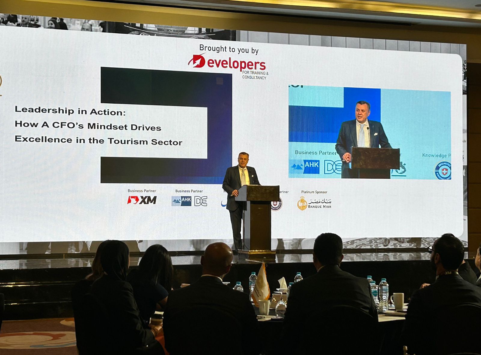 الجلسة الافتتاحية للدورة الرابعة لقمة Cairo CFO Summit 2023