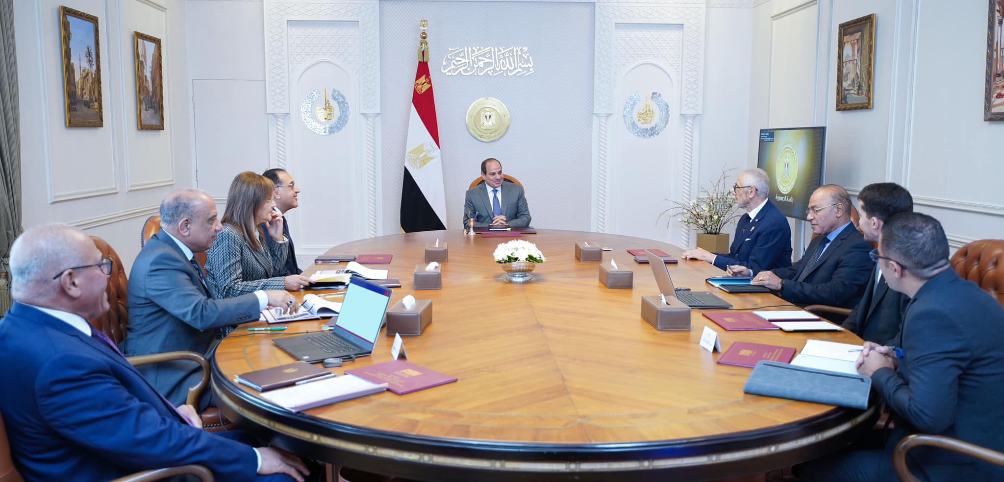 السيسي يستقبل رئيس مجلس إدارة شركة