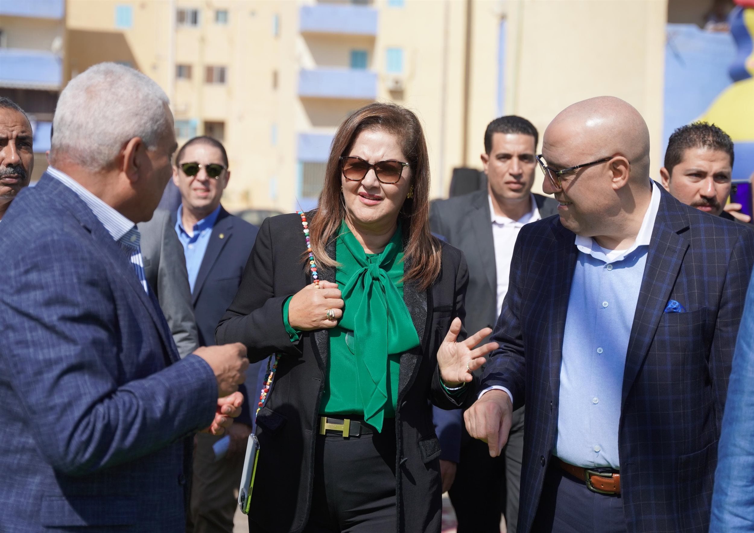 وزيرة التخطيط تفتتح عددًا من المشروعات التنموية بالسويس
