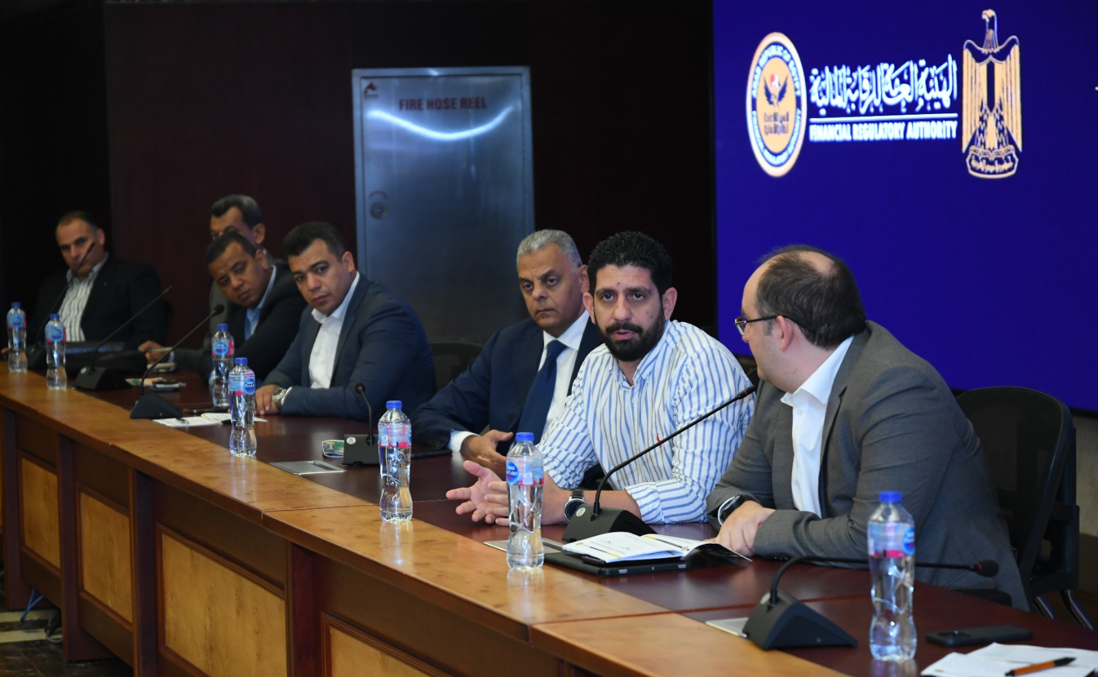 اجتماع الرقابة المالية لبحث تطورات سوق الكربون الطوعي