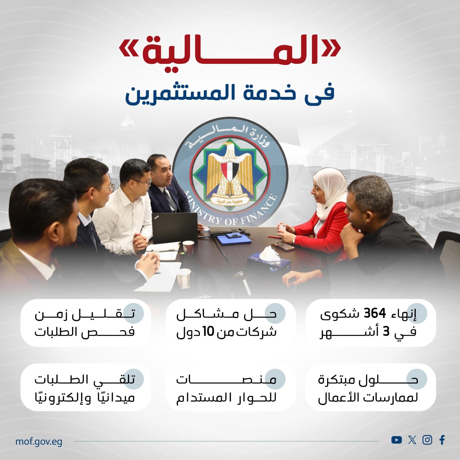 جهود الإدارة العامة لخدمات المستثمرين
