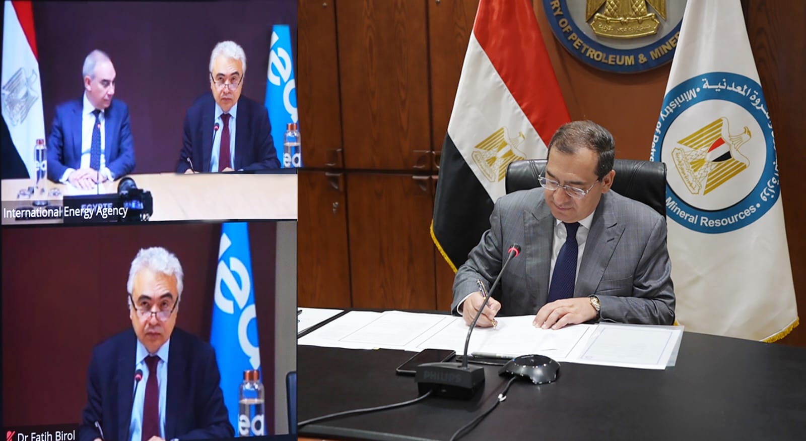 مصر والوكالة الدولية للطاقة توقعان برنامج عمل مشترك