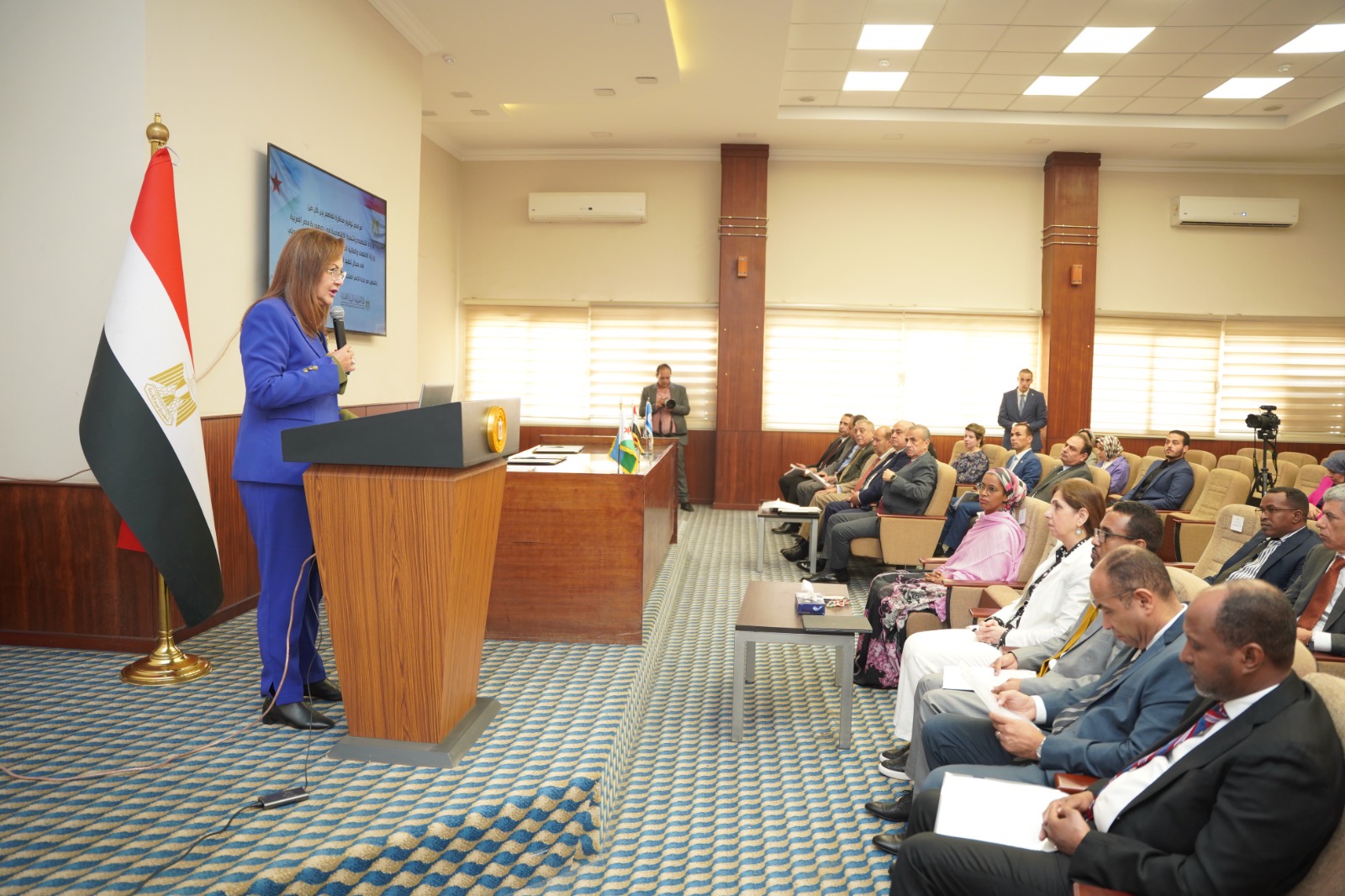 وزيرة التخطيط توقع مذكرة تفاهم مع وزارة الاقتصاد والمالية بجيبوتي